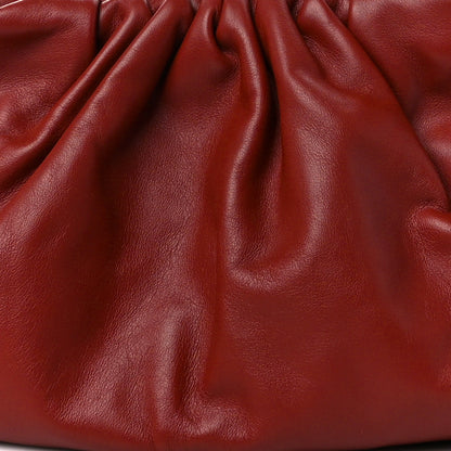 Bottega Veneta Smooth Butter Calf The Pouch Oversized Clutch Rust 9 of 11