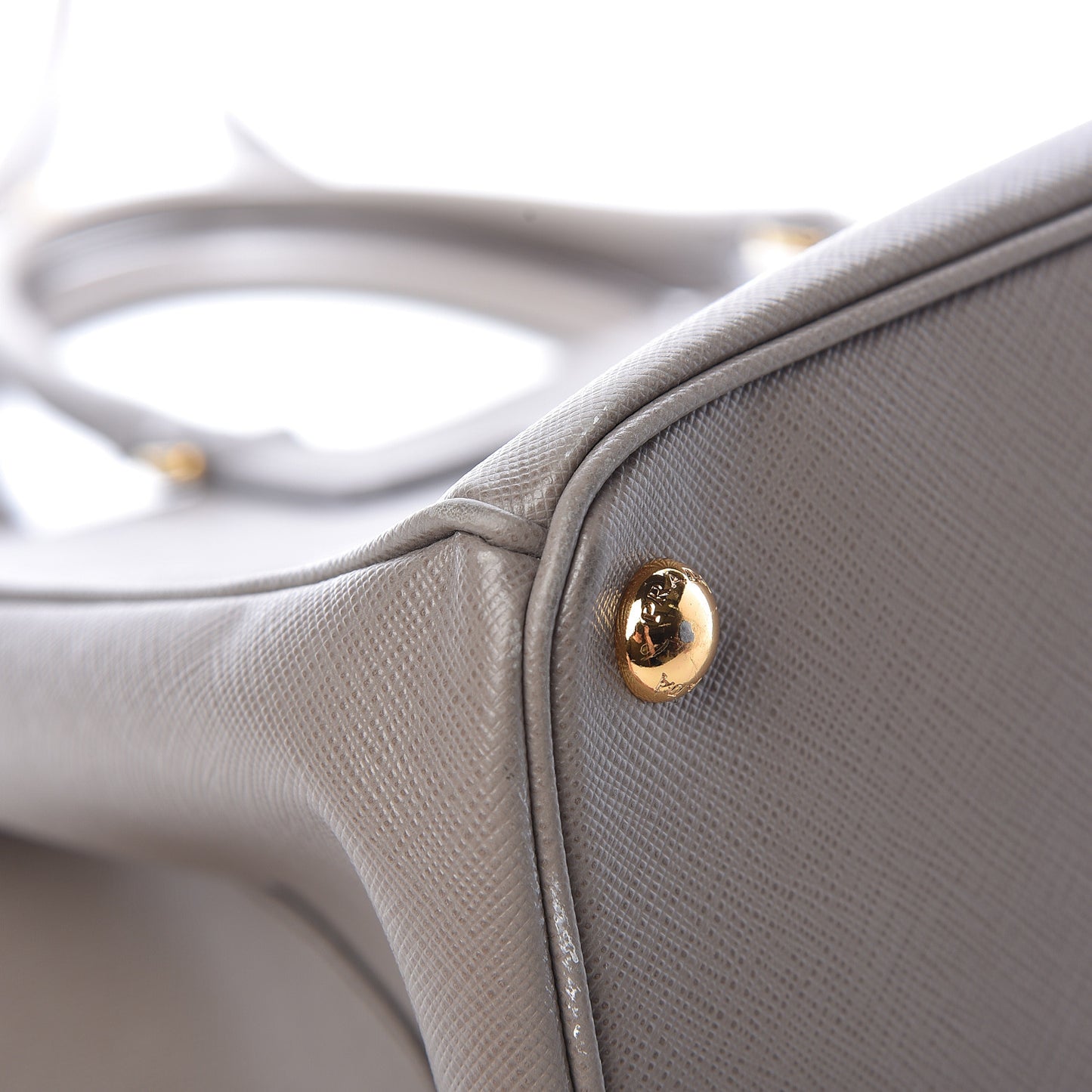 Saffiano Large Galleria Double Zip Tote Argilla