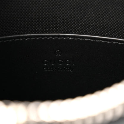 Gucci GG Supreme Monogram Web Small Flat Messenger Bag Black Grey 6 of 13
