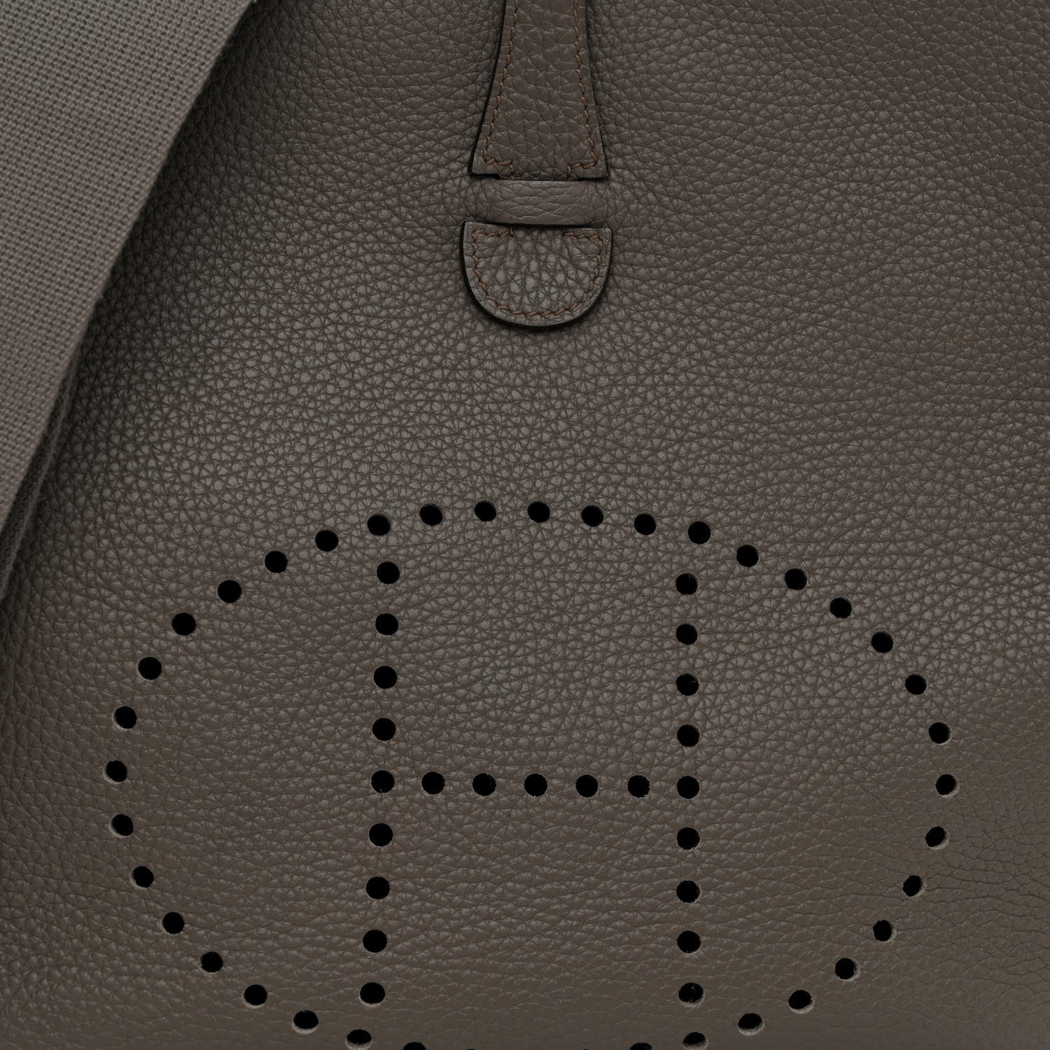 Hermes Taurillon Clemence Evelyne III PM Etain 8 of 10