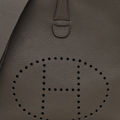 Hermes Taurillon Clemence Evelyne III PM Etain 8 of 10