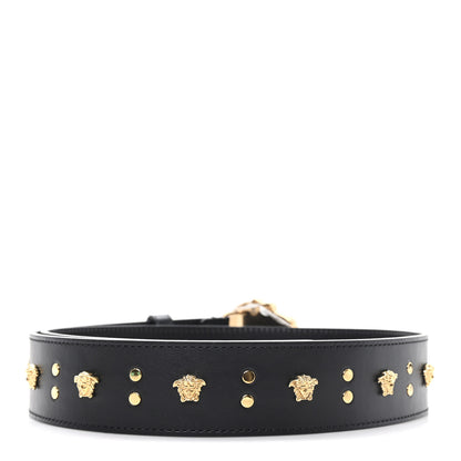Versace Calfskin La Medusa Belt 80 32 Black 2 of 4