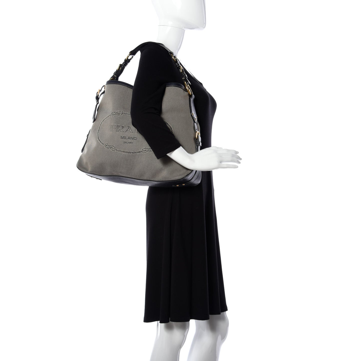 Jacquard Logo Hobo Corda Navy