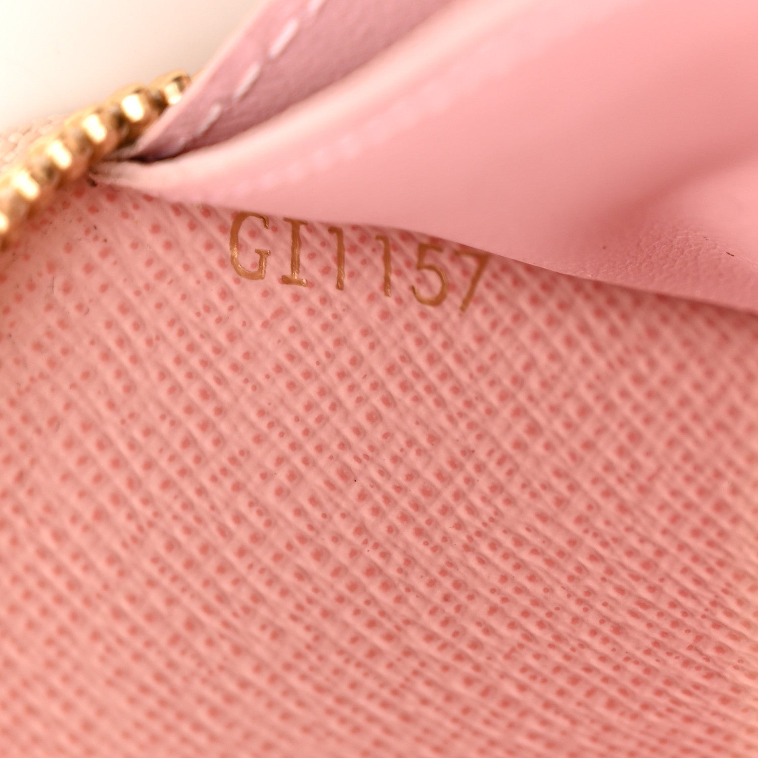 Louis Vuitton Damier Azur Clemence Wallet Rose Ballerine 7 of 9