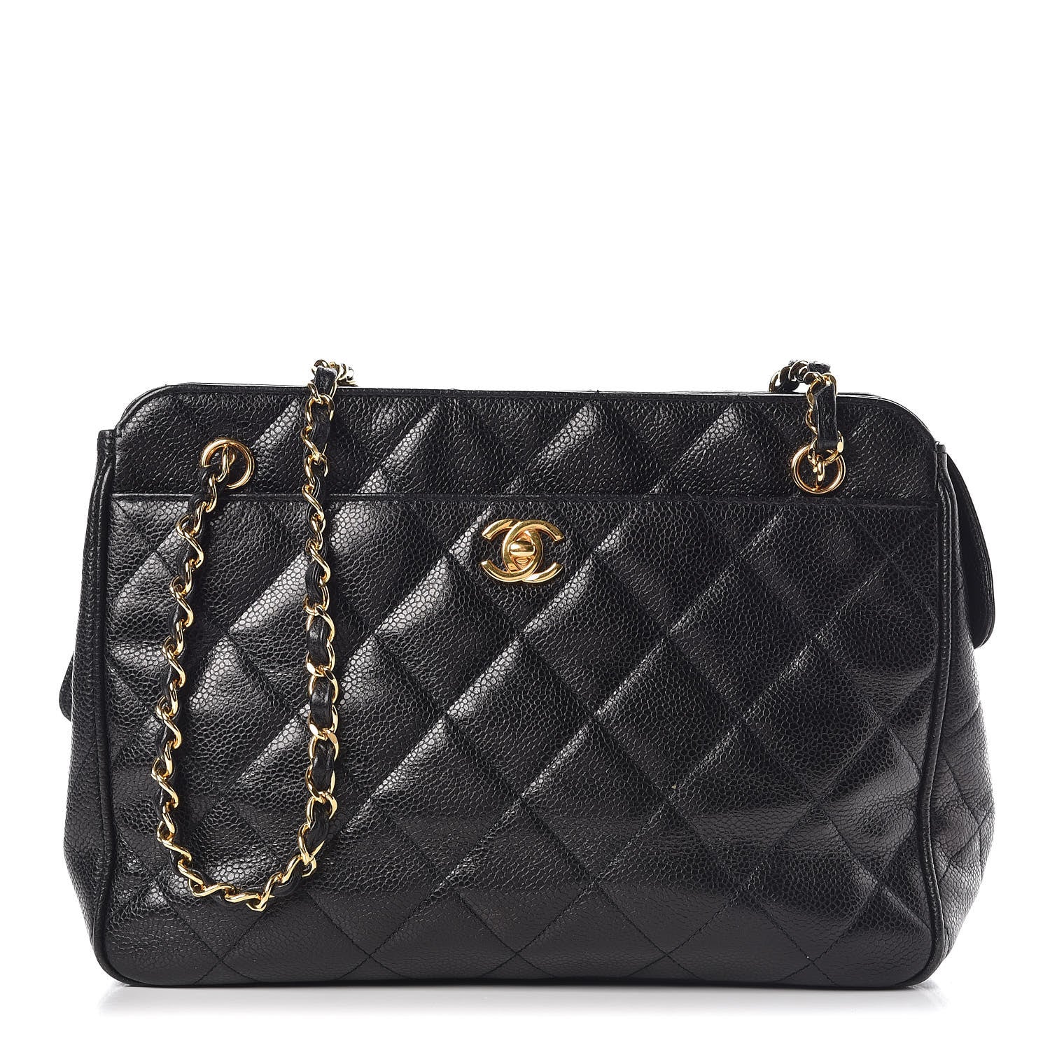Chanel Caviar Quilted Shoulder Bag Black 1 of 13