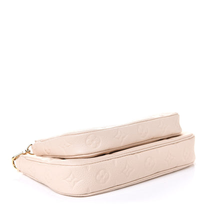 Louis Vuitton Empreinte Monogram Giant Multi Pochette Accessories Cream 3 of 4