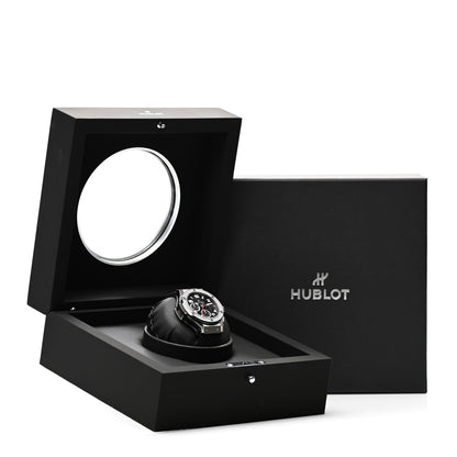 Hublot Stainless Steel Rubber Diamond Pave Bezel 41mm Big Bang Automatic Watch Black 341.SX.130.RX.114 5 of 5