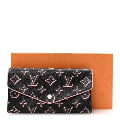 Louis Vuitton Monogram Fall For You Sarah Wallet Black 7 of 7
