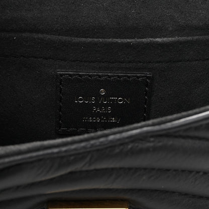 Louis Vuitton Calfskin New Wave Chain MM Black 5 of 9