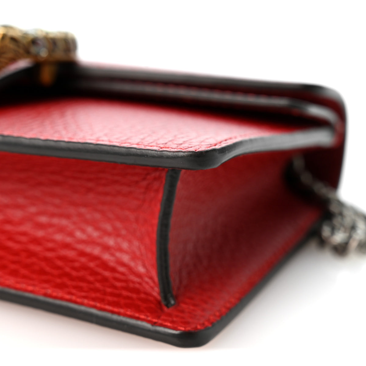 Gucci Calfskin Super Mini Dionysus Shoulder Bag Red 8 of 8