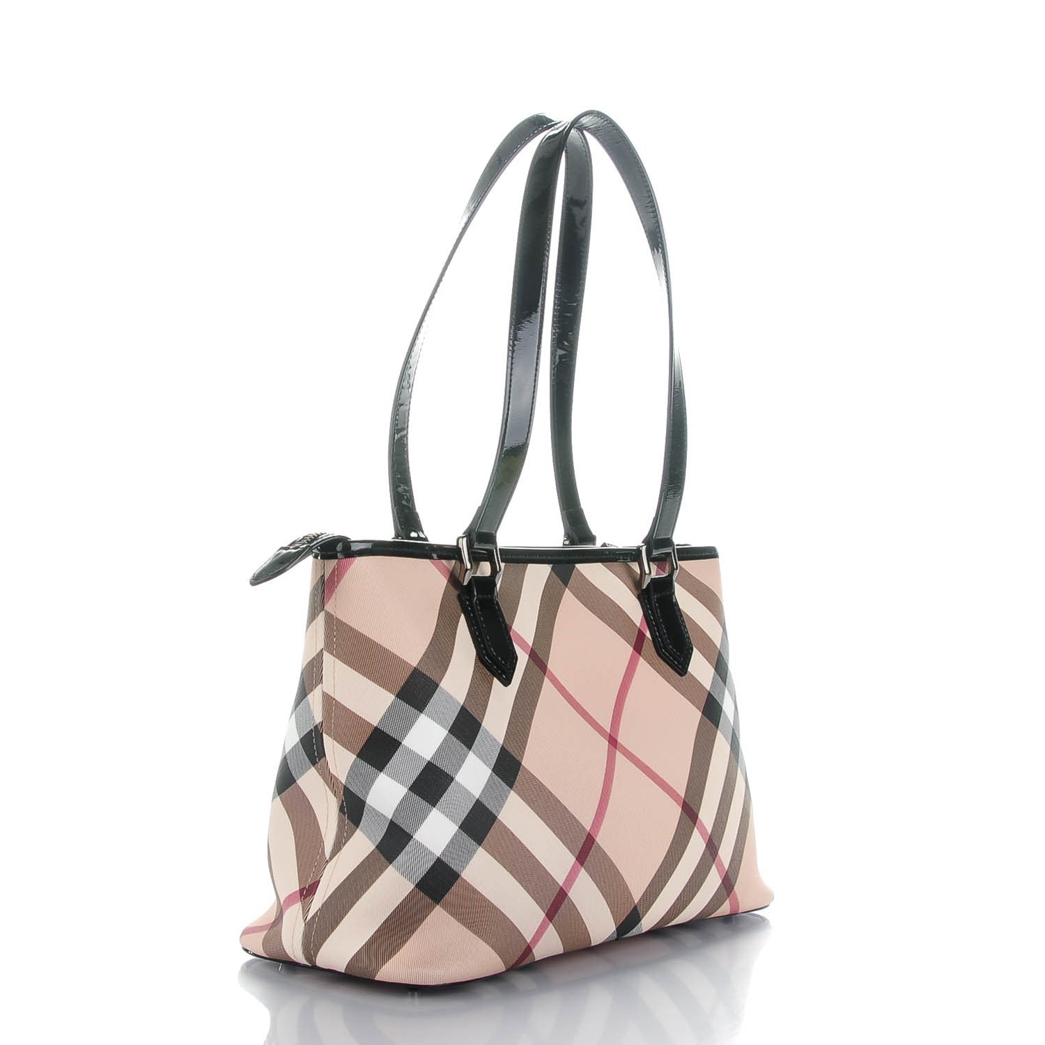 Burberry Supernova Check Regent Tote Black 3 of 8