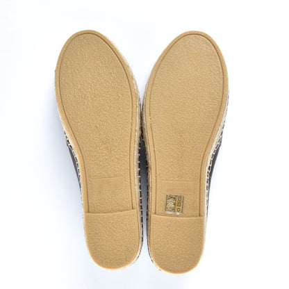 Saint Laurent Nappa Vendome Monogram Espadrilles 37 Barolo 5 of 9