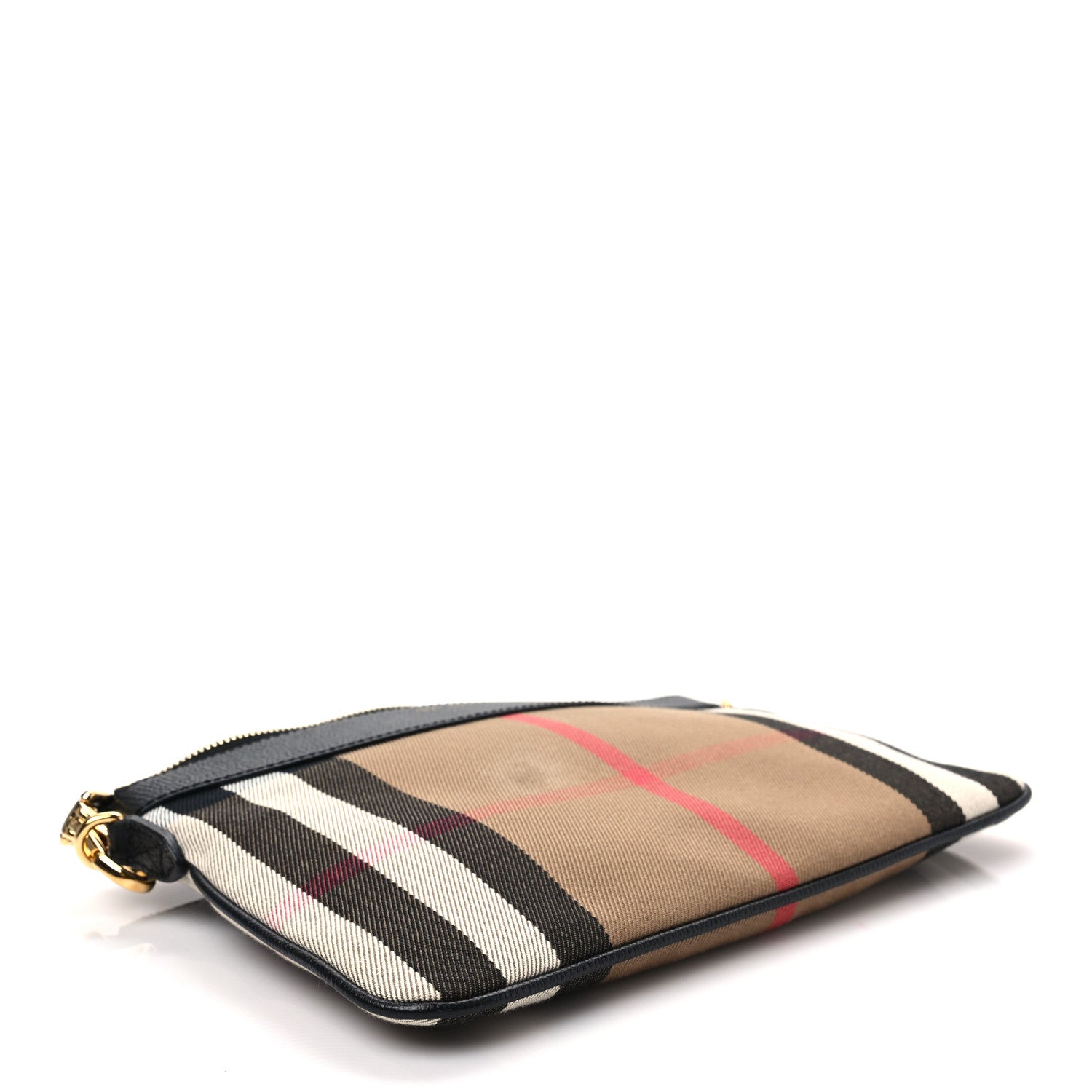 Burberry House Check Derby Peyton Crossbody Clutch Bag Black 4 of 10