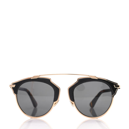 Christian Dior Metal Lambskin So Real Sunglasses Black 2 of 7