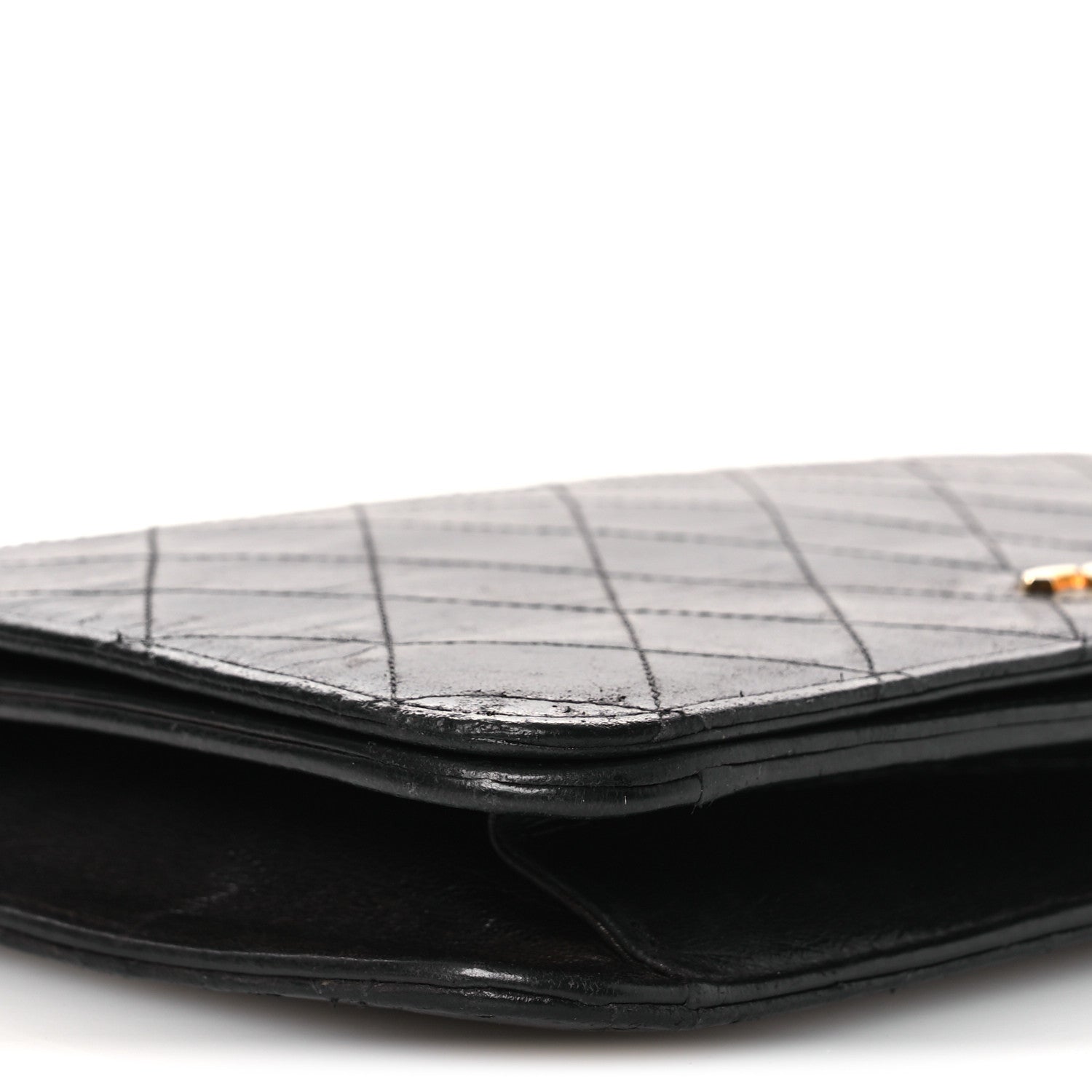 Chanel Lambskin Quilted Small Single Flap Bag Black 10 of 15