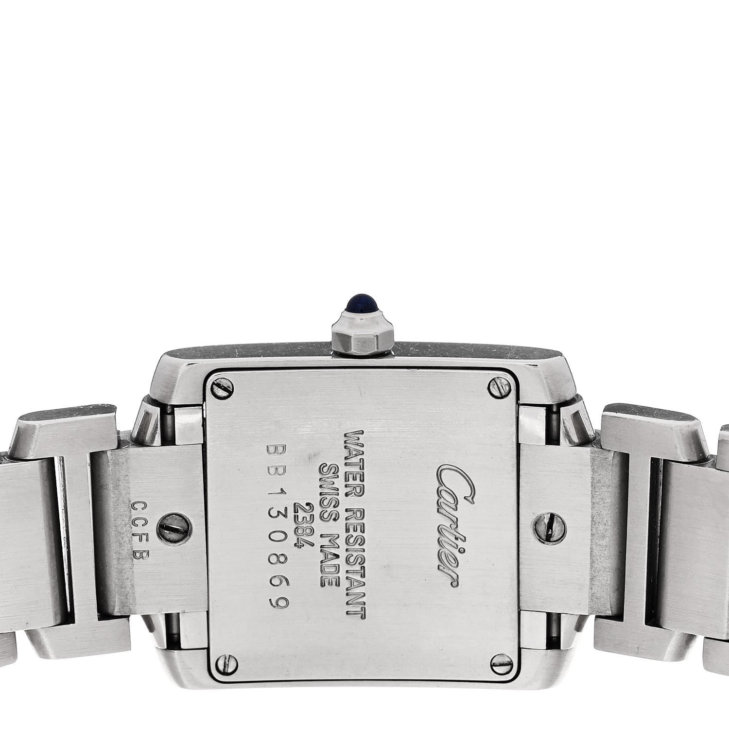 Cartier Stainless Steel 20mm Tank Francaise Quartz Watch 4 of 5