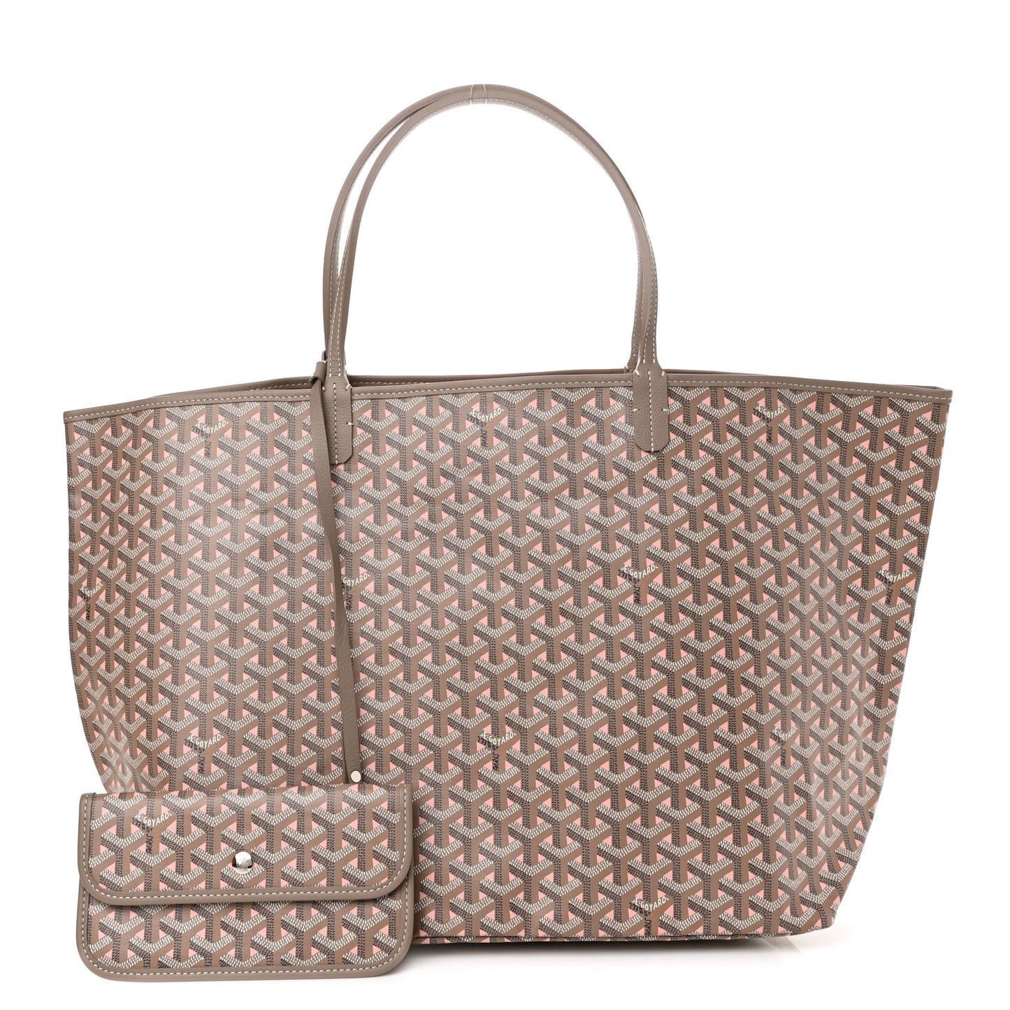 Goyardine Saint Louis Claire Voie GM Grege Powder Pink