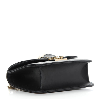 Valentino Garavani Vitello Mini Glam Lock Rockstud Flap Black 4 of 9