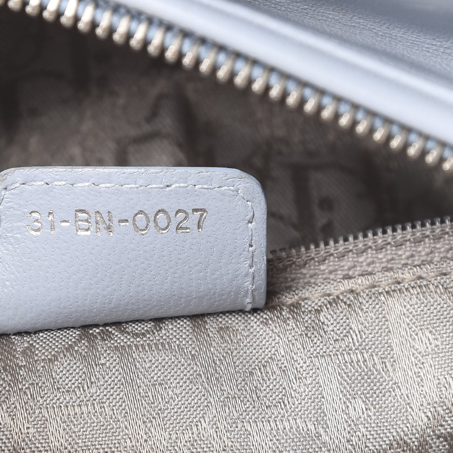 Lambskin Cannage Medium Lady Dior Light Blue