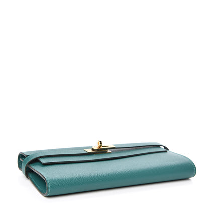 Hermes Epsom Kelly Longue Wallet Malachite 4 of 9