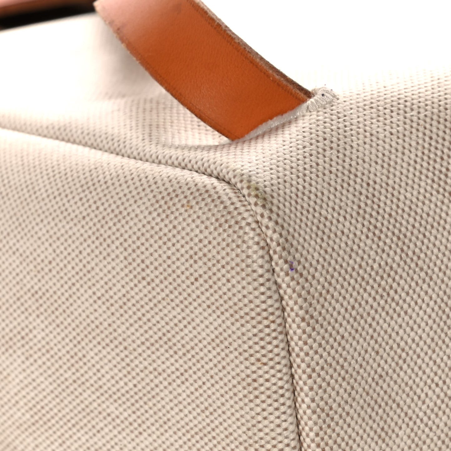Toile Vache Calfskin Herbag 30 PM Backpack Natural