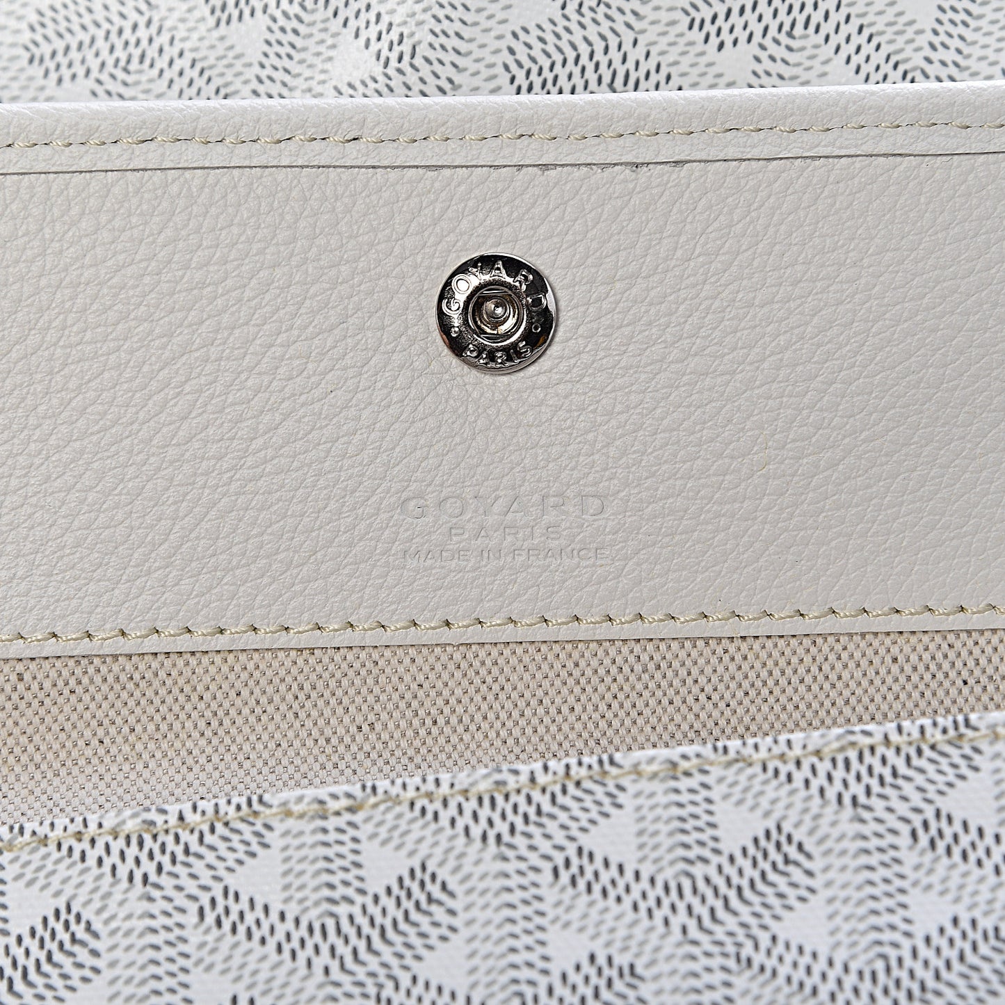 Goyardine Saint Louis PM White
