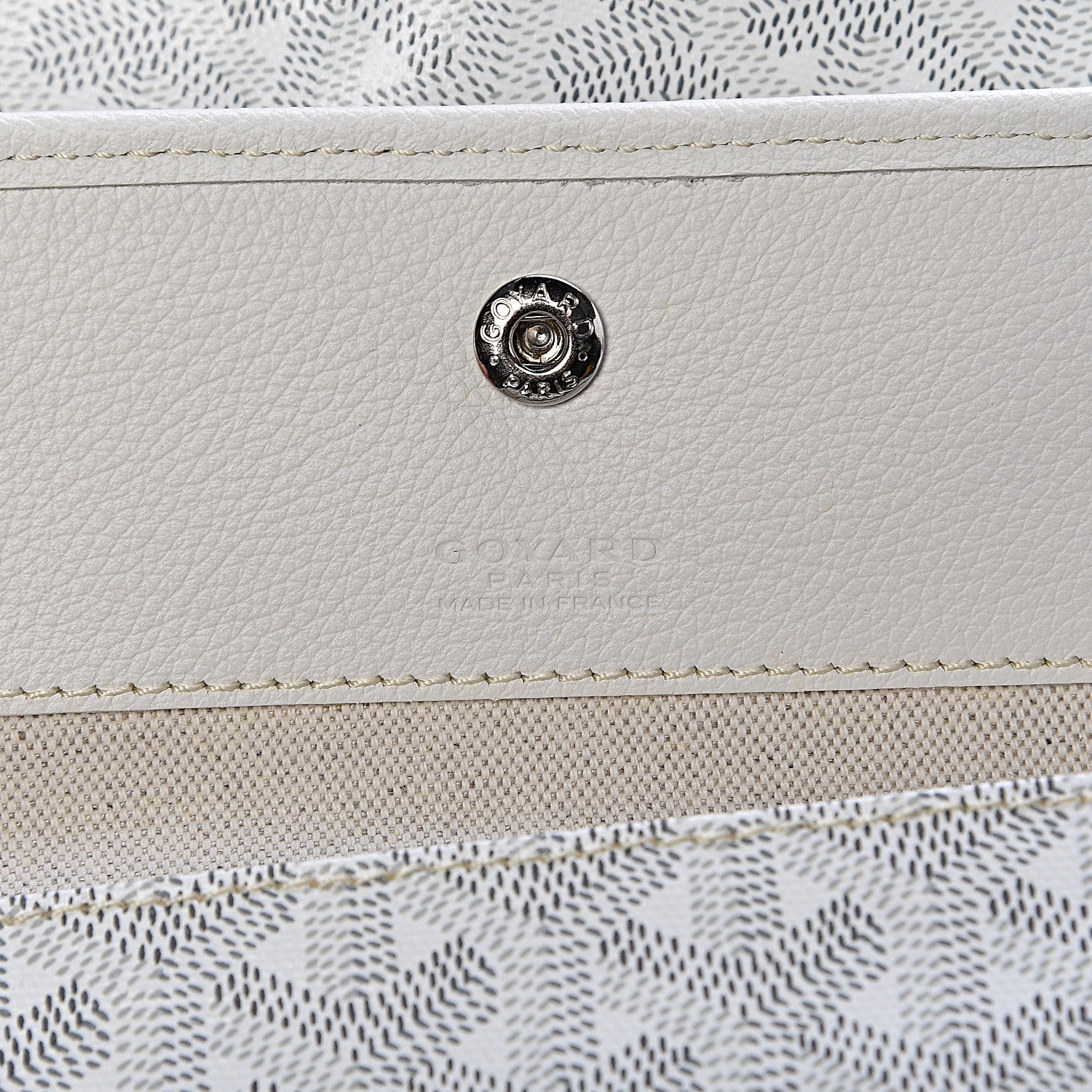Goyard Goyardine Saint Louis PM White 7 of 12