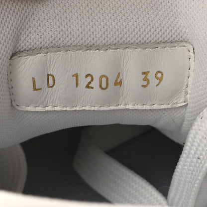 Louis Vuitton LV X TM Calfskin Monogram Multicolor Womens LV Trainer Sneakers 39 White 9 of 9