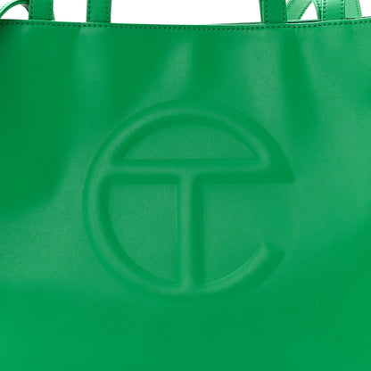 Telfar Vegan Leather Medium Shopping Bag Greenscreen 8 of 11