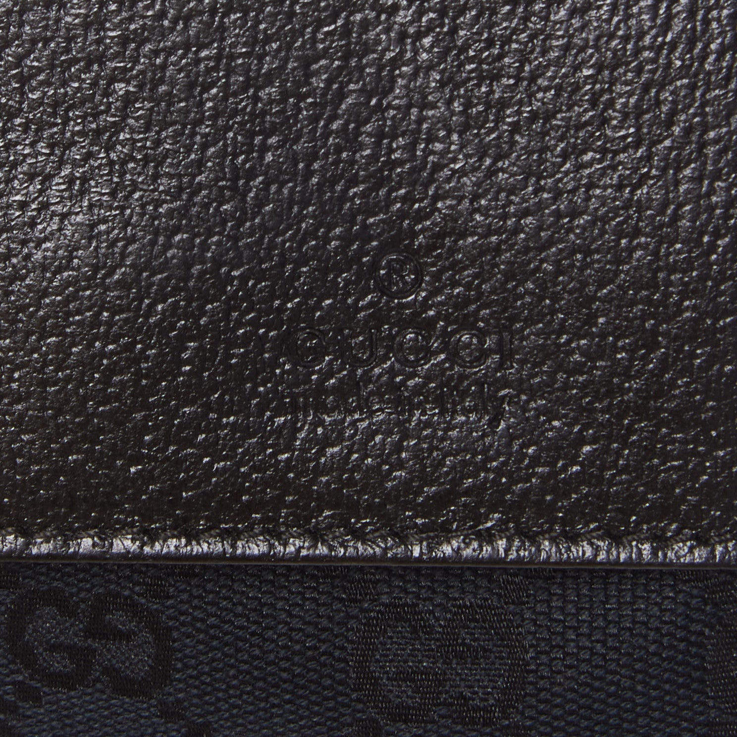 Gucci GG Monogram Double Pocket Belt Bag Black 6 of 7