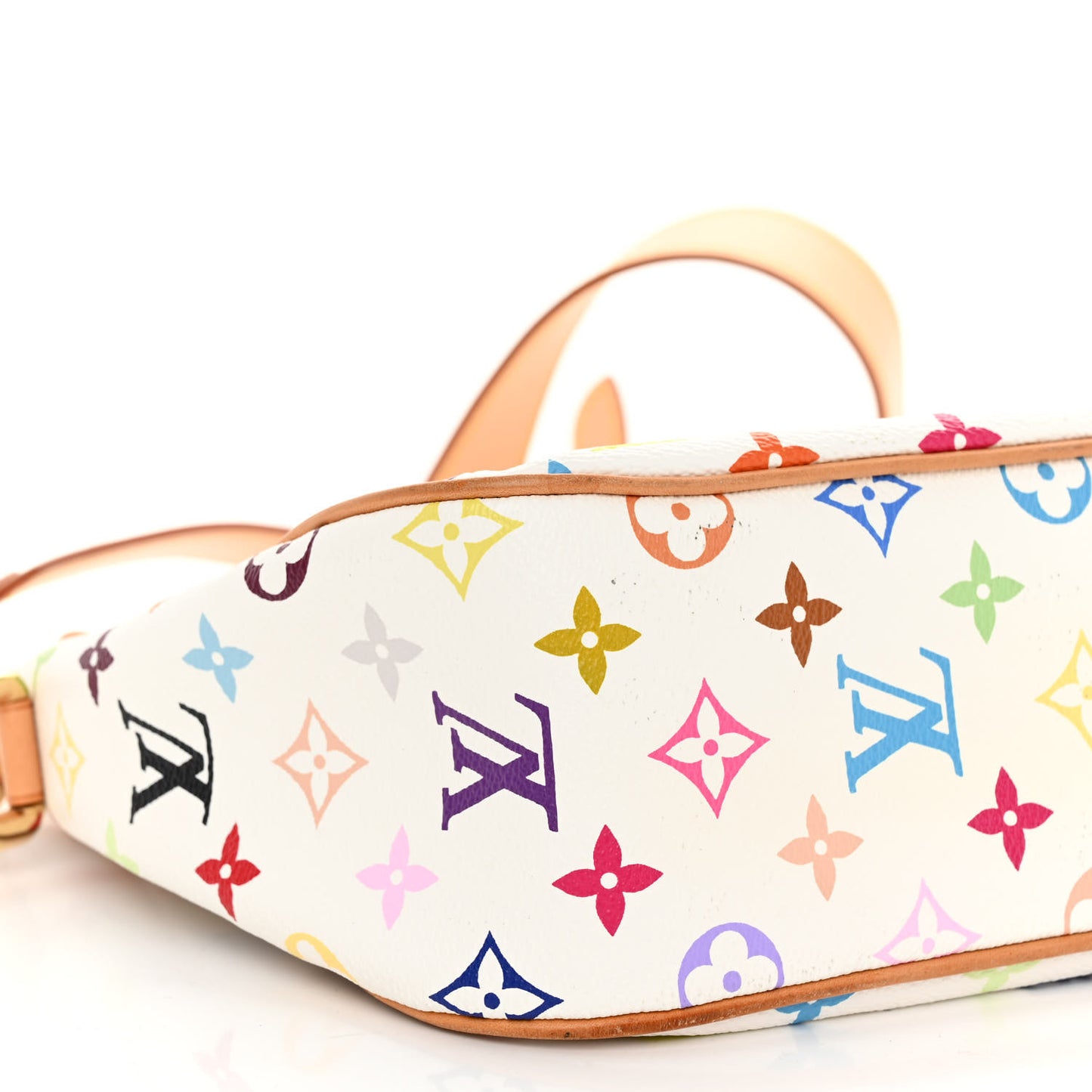 LOUIS VUITTON Monogram Multicolor Lodge GM White