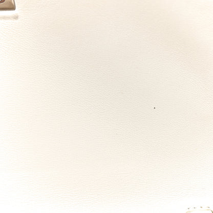 Celine Liege Calfskin Medium Classic Box Flap Bag White 14 of 25