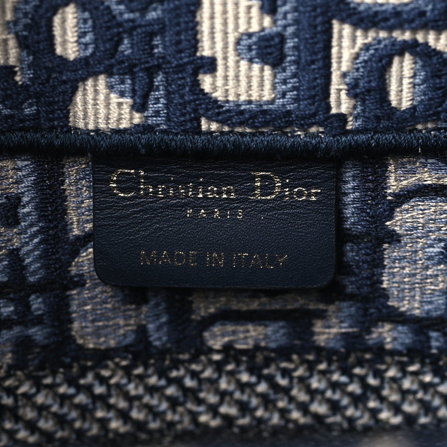 Oblique Small Book Tote Blue Multicolor