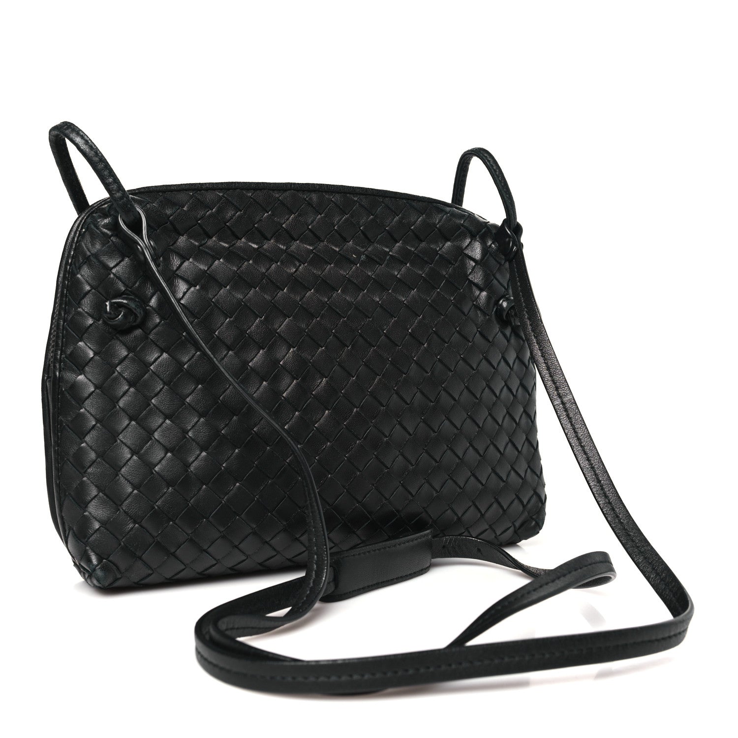 Bottega Veneta Nappa Intrecciato Nodini Bag Black 4 of 12