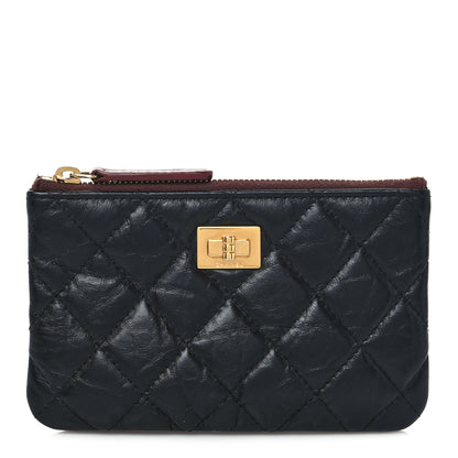 Chanel Aged Calfskin Quilted Small Reissue Cosmetic Case Black 1 of 8