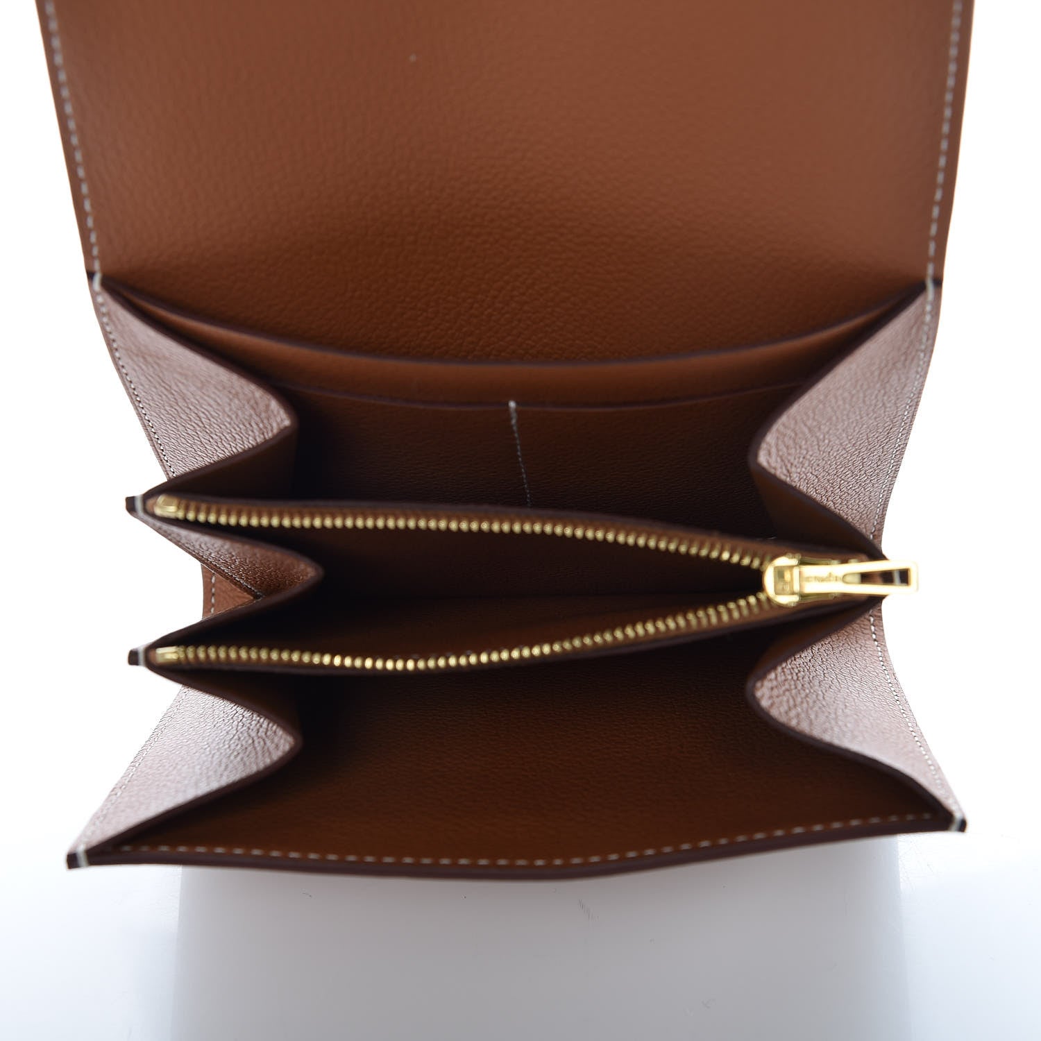 Hermes Evercolor Constance Short Wallet Gold 5 of 10