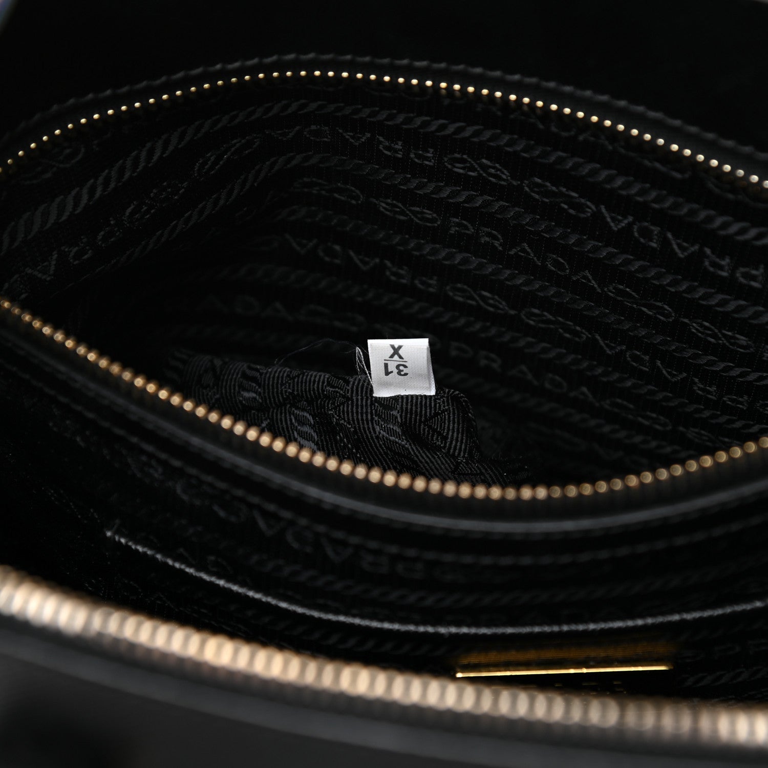 Prada Saffiano Medium Galleria Double Zip Tote Black 10 of 18