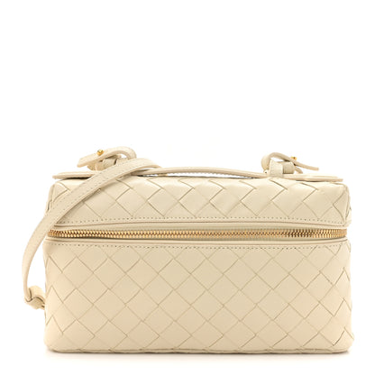 Bottega Veneta Calfskin Intrecciato Bang Bang Vanity Case Sea Salt 1 of 10