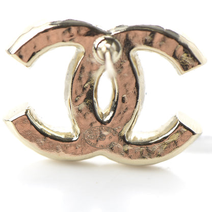 Chanel Pearl CC Earrings Gold 4 of 5