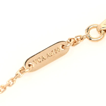 Van Cleef & Arpels 18K Yellow Gold Mother of Pearl Sweet Alhambra Bracelet 6 of 7