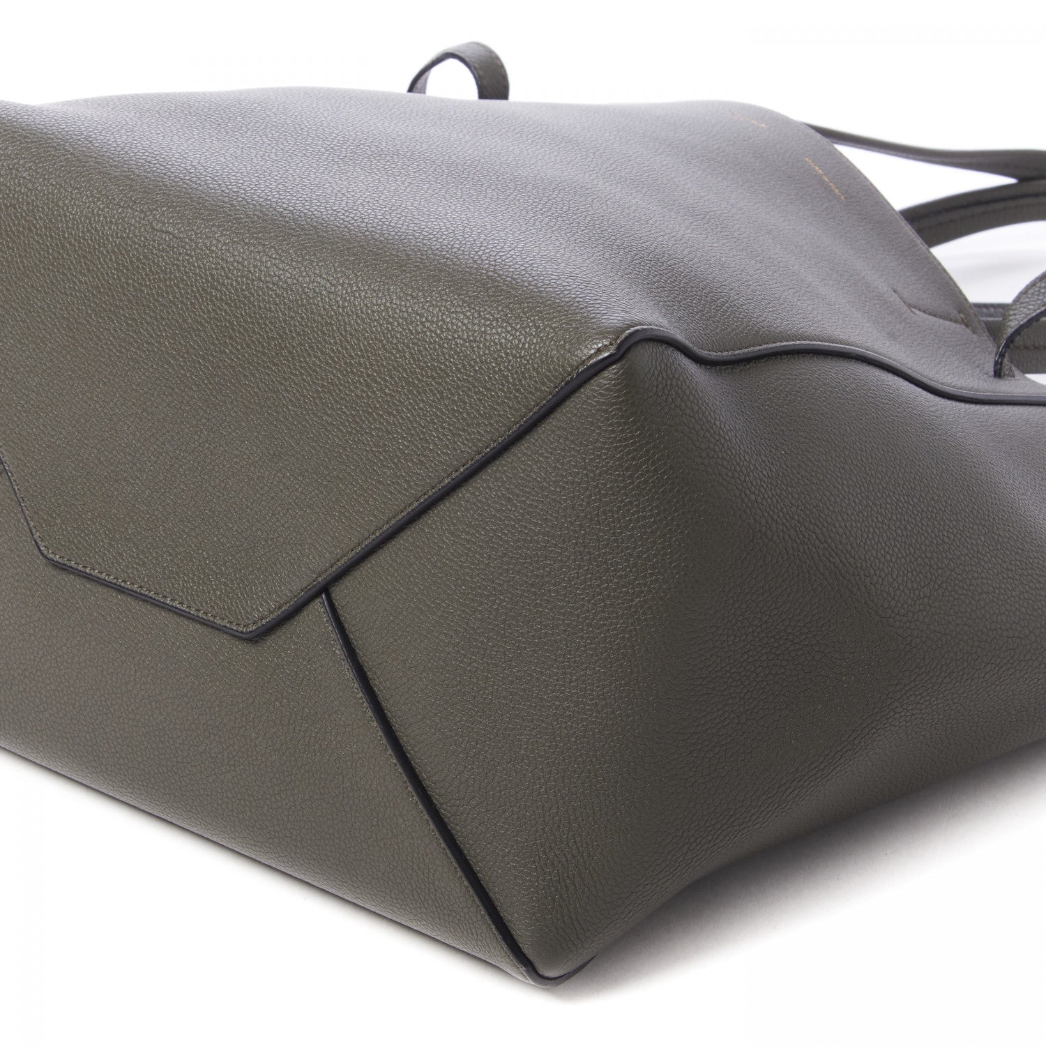 Celine Soft Grained Calfskin Small Belt Cabas Phantom Taupe 4 of 9