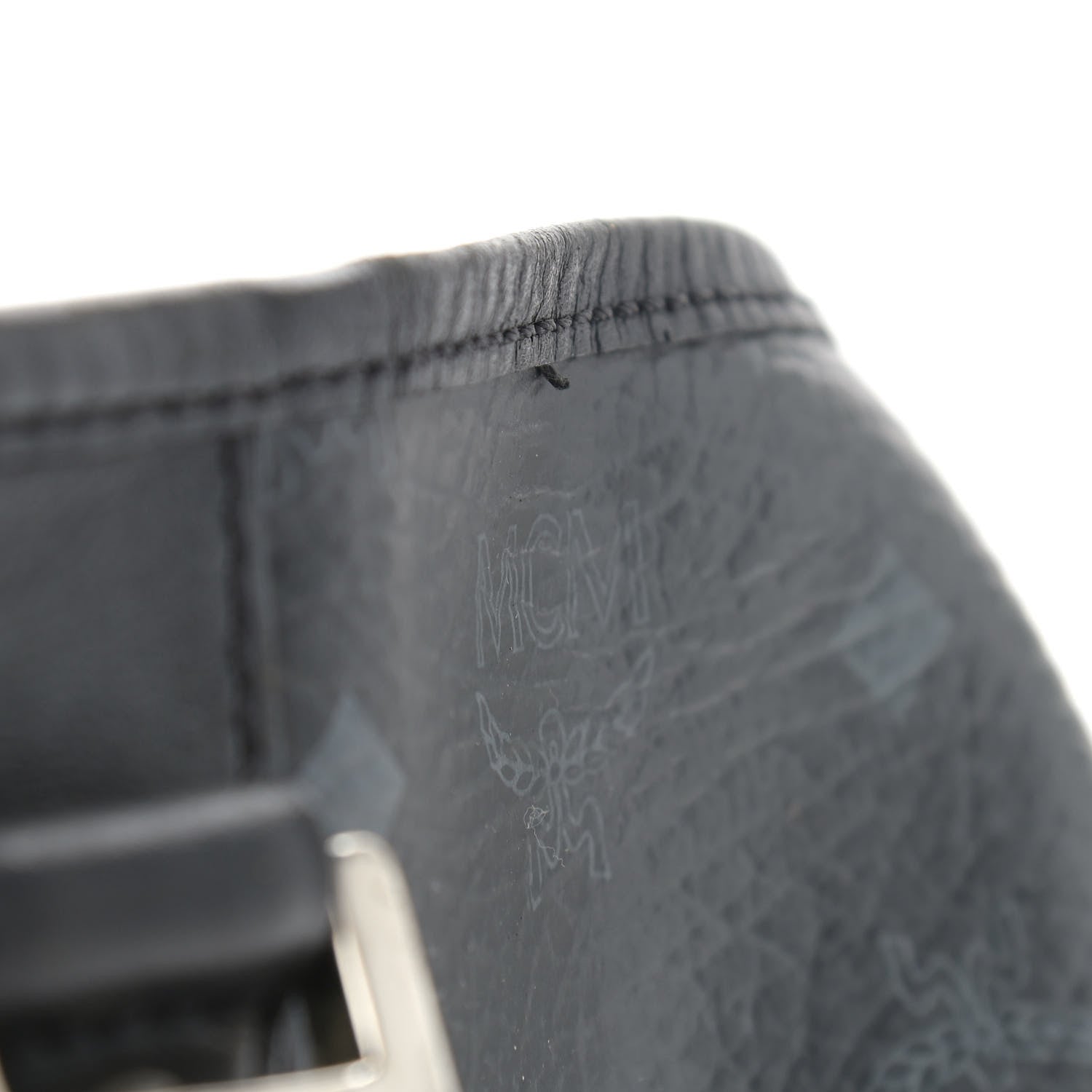 MCM Visetos Shopping Tote Black 14 of 16