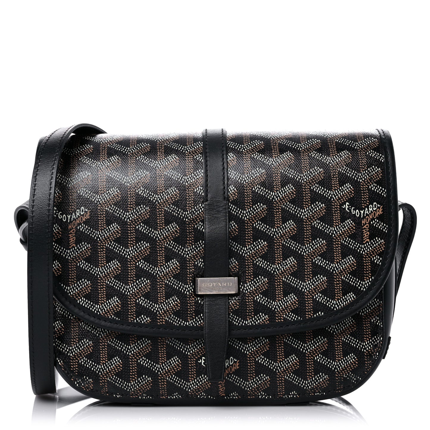 Goyardine Belvedere II PM Messenger Bag Black