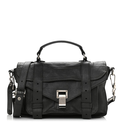 Proenza Schouler Lambskin Tiny PS1 Satchel Pepe 1 of 12