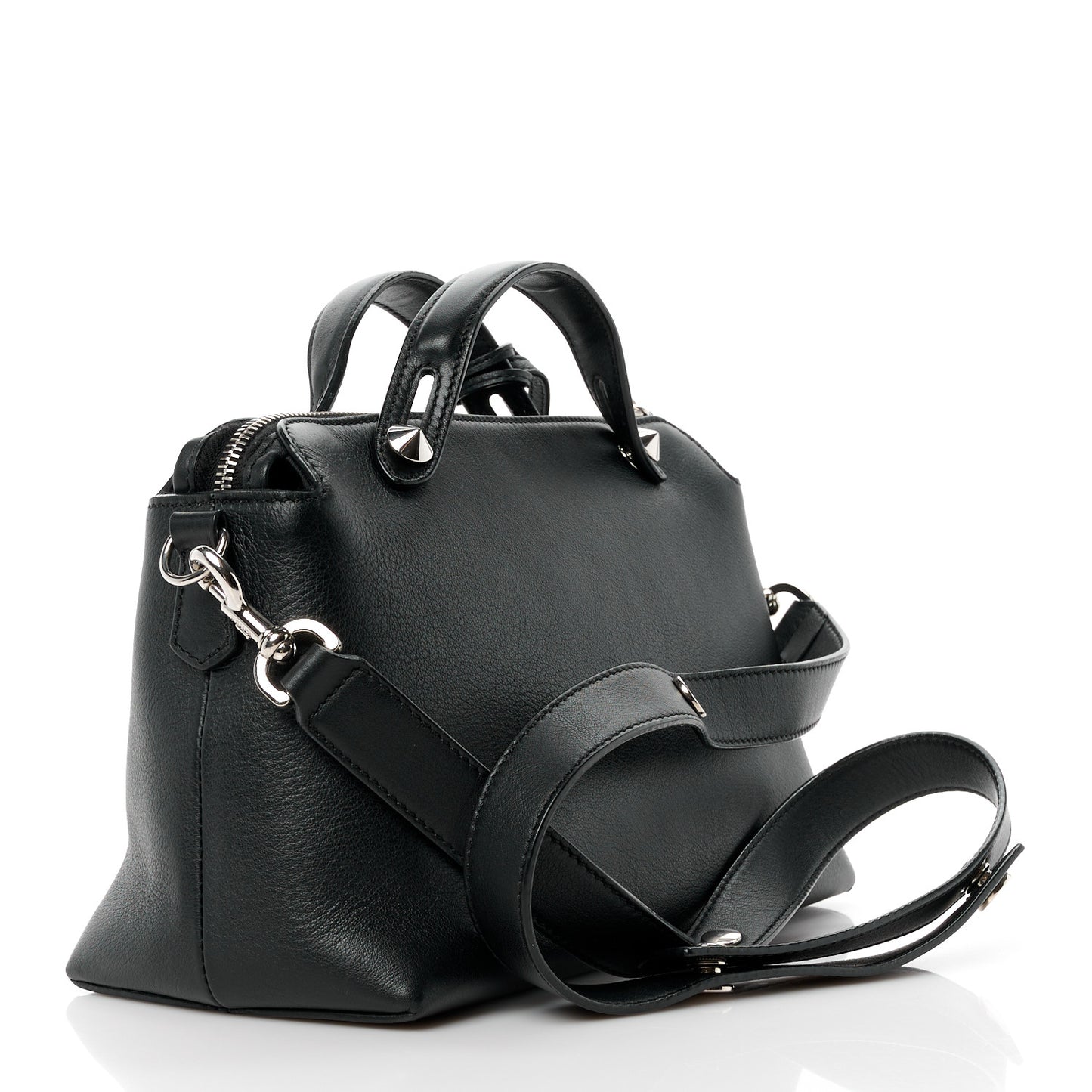 Vitello Dolce Medium By The Way Boston Bag Black