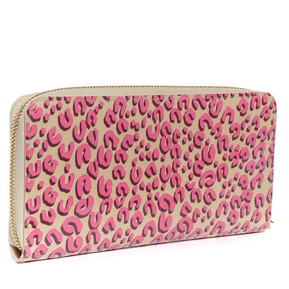 Louis Vuitton Vernis Leopard Zippy Wallet Blanc Corail 3 of 7