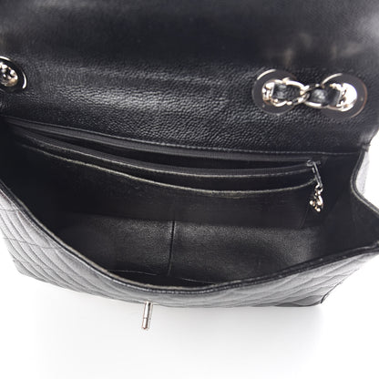 Chanel Caviar Jumbo Single Flap Black 5 of 15