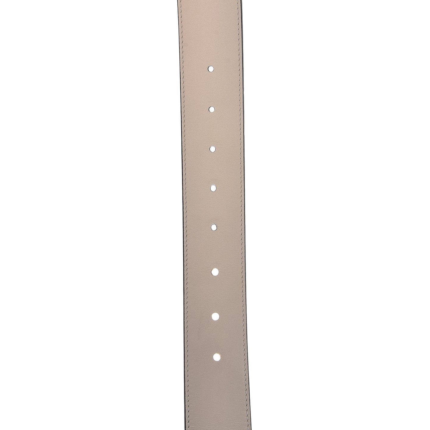 Calfskin Double G 40mm Belt 85 34 Mystic White