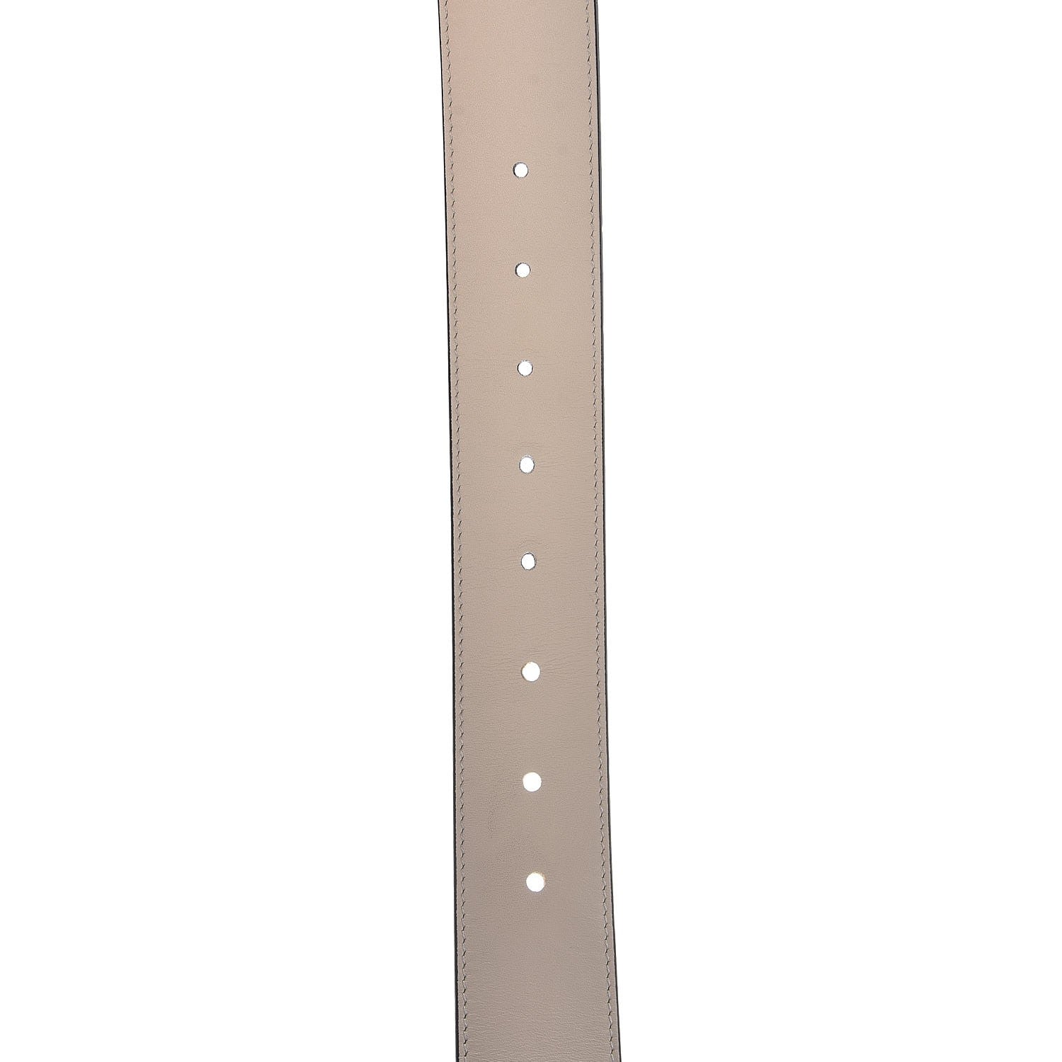 Gucci Calfskin Double G 40mm Belt 85 34 Mystic White 6 of 8