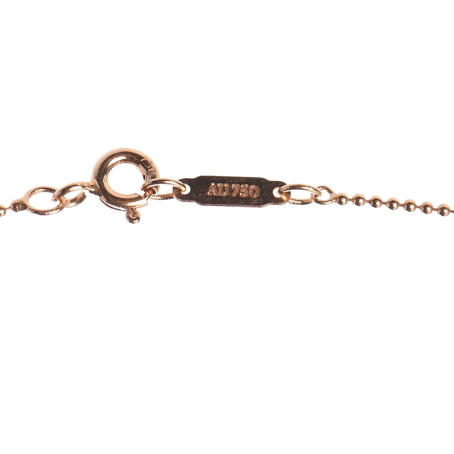 Tiffany 18K Rose Gold Amethyst Sparklers Pendant Necklace 5 of 6